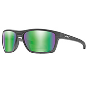 Wiley X Brille Kingpin Captivate matt grau Green Mirror polarisiert