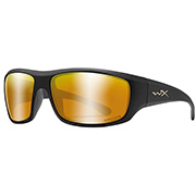 Wiley X Sonnenbrille Omega Captivate matt schwarz Glser Bronze verspiegelt polarisiert inkl. Brillenetui