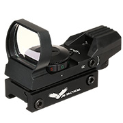 JS-Tactical Compact Red- / Green-Dot Sight mit 4 Absehen inkl. 20 - 22 mm Halterung schwarz