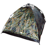 2-Mann Schnellaufbau-Zelt EasyTec flecktarn