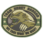 3D Rubber Patch Honney Badger multicam