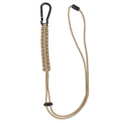 Mil-Tec Lanyard mit Karabiner coyote