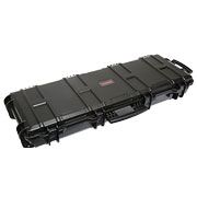 Nuprol Large Hard Case Waffenkoffer / Trolley 109 x 39,5 x 16 cm Waben-Schaumstoff schwarz