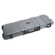 Nuprol Large Hard Case Waffenkoffer / Trolley 109 x 39,5 x 16 cm Waben-Schaumstoff grau