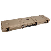 Nuprol X-Large Hard Case Waffenkoffer / Trolley 139 x 39,5 x 16 cm Waben-Schaumstoff tan