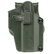 Amomax Per-Fit Universal Tactical Holster Polymer Paddle - passend fr ber 80 Pistolen Rechts oliv