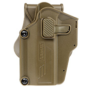 Amomax Per-Fit Universal Tactical Holster Polymer Paddle - passend fr ber 80 Pistolen Links Flat Dark Earth