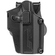 Amomax Per-Fit Universal Tactical Holster Polymer Paddle - passend für über 80 Pistolen Rechts schwarz