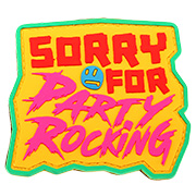 Mil-Spec Monkey 3D Rubber Patch Sorry For Party Rocking gold