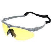 Nuprol Battle Pro Protective Airsoft Schutzbrille grau / gelb