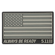 5.11 Tactical 3D Rubber Patch mit Klettfläche USA Flag double tap