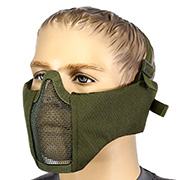 Nuprol Mesh Mask V5 Gittermaske Lower Face Shield mit Ohrabdeckung oliv