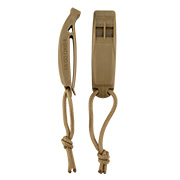 Brandit Signalpfeife MOLLE mit Clip camel 2er Pack