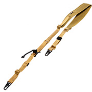 Amomax 2-Punkt Universal Tactical Tragegurt mit Schulterpolster Heavy Duty Version Dark Earth