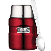 Thermos Thermobehälter King 0,47L mit Löffel rot