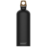 SIGG Alutrinkflasche Traveller MyPlanet Direction Plain 1 Liter Schraubverschluss schwarz