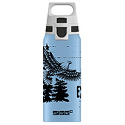 SIGG Alutrinkflasche WMB One Brave Eagle 0,6 Liter Einhandverschluss blau