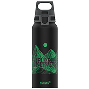 SIGG Alutrinkflasche WMB Traveller Pathfinder 1 Liter Einhandverschluss schwarz