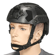 Nuprol Airsoft Helm FAST Railed SF Air mit NVG Mount schwarz