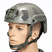 Nuprol Airsoft Helm FAST Railed SF mit NVG Mount grau