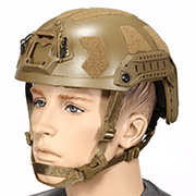 Nuprol FAST Railed SF Airsoft Helm mit NVG Mount Tan