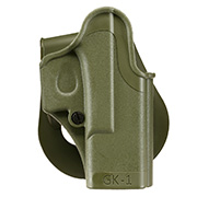 IMI Defense Level 2 Holster Kunststoff Paddle fr G 19 / 19X / 23 / 25 / 28 / 32 / 45 oliv