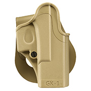 IMI Defense Level 2 Holster Kunststoff Paddle fr G 19 / 19X / 23 / 25 / 28 / 32 / 45 tan