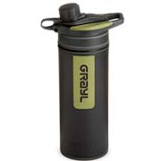 Grayl GeoPress Wasserfilter Trinkflasche 710 ml black camo - fr Wandern, Camping, Outdoor, Survival