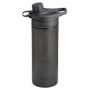 Grayl GeoPress Wasserfilter Trinkflasche 710 ml black - fr Wandern, Camping, Outdoor, Survival