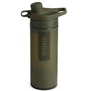 Grayl GeoPress Wasserfilter Trinkflasche 710 ml oliv drab - fr Wandern, Camping, Outdoor, Survival