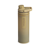 Grayl UltraPress Wasserfilter Trinkflasche 500 ml desert tan - fr Wandern, Camping, Outdoor, Survival