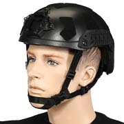 Nuprol Airsoft Helm FAST Railed SF mit NVG Mount schwarz
