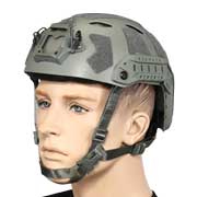 Nuprol Airsoft Helm FAST Railed SF Air mit NVG Mount grau