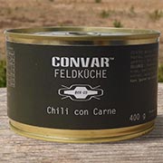 Convar Feldküche Outdoor-Mahlzeit Chili con Carne 400g Dose