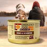 Emergency Food Basic Meat Tiernahrung Rind & Schwein 400g Dose