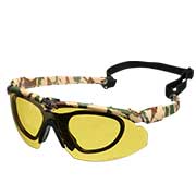 Nuprol Battle Pro Protective Airsoft Schutzbrille inkl. Brillentrgereinsatz camo / gelb