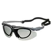 Nuprol Battle Pro Protective Airsoft Schutzbrille inkl. Brillentrgereinsatz grau / rauch