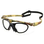 Nuprol Battle Pro Protective Airsoft Schutzbrille inkl. Brillentrgereinsatz camo / klar