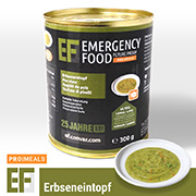 Emergency Food Pro Meals Notration Erbseneintopf 300g Dose 3 Portionen