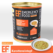 Emergency Food Pro Meals Notration Karotteneintopf 300g Dose 3 Portionen