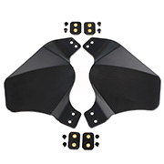 nHelmet FAST Maritime seitliche Cover / Abdeckungen fr den Ohrbereich inkl. Montagematerial Set schwarz
