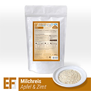 Emergency Food Meals Notration Milchreis mit Apfel und Zimt 200g Beutel 1 Portionen