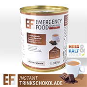 Emergency Food Basic Notration Instant Trinkschokolade 350 g Dose ergibt 1,75 Liter