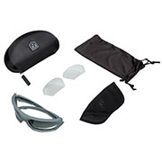 Revision Sonnenbrille ShadowStrike Yellow Deluxe Kit grau inkl. 3 Wechselglsern und Brillenetui