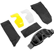 Revision ballistische Schutzbrille Desert Locust Deluxe Kit schwarz inkl. 3 Wechselglsern und Brillenetui