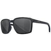 Wiley X Sonnenbrille Alfa matt schwarz Glser grau inkl. Brilletui und Seitenschutz