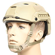 nHelmet FAST BJ Maritime Railed Airsoft Helm mit NVG Mount Dark Earth