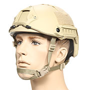 nHelmet Airsoft Helm FAST Standard Railed mit NVG Mount Dark Earth