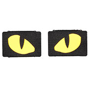 Thumbnail Farbe M-Tac Lasercut Molle Stripes Tiger Eyes schwarz/gelb nachleuchtend 2er Set