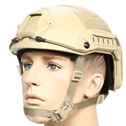 nHelmet FAST Maritime Standard Railed Airsoft Helm mit NVG Mount Dark Earth